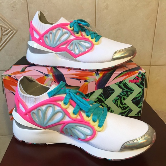 NIB PUMA x SOPHIA WEBSTER CAGE SNEAKERS Shoes US 9 - Picture 10 of 14